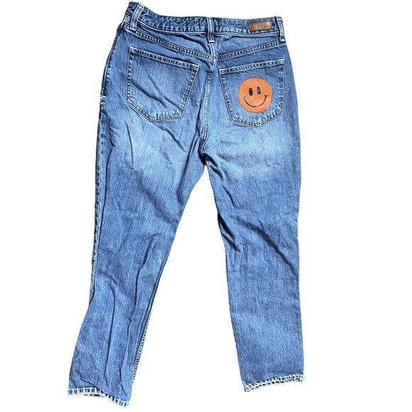Hippie Jeans Abercrombie & Fitch Sz 27 Womens Embroidered Painted Art to Wear - Picture 11 of 11